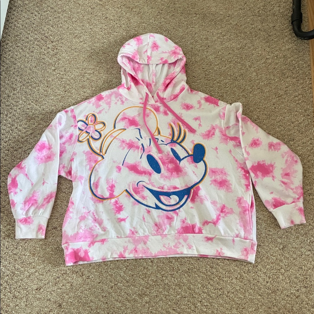 Disney Tie-Dye Hoodie with Minnie